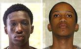 Alvin Bestman, left, pleaded guilty to felony grand larceny; Shaquawn Coleman