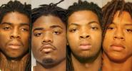  Jabari Williams, 22, Derrick Allmon, 19, Michael Baker, 19 and Paris R. Denard, 19. 